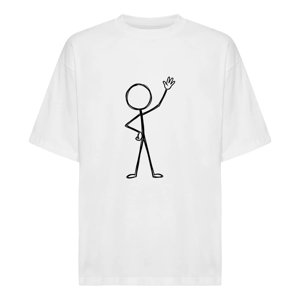 Stickman Klassisk T-shirt