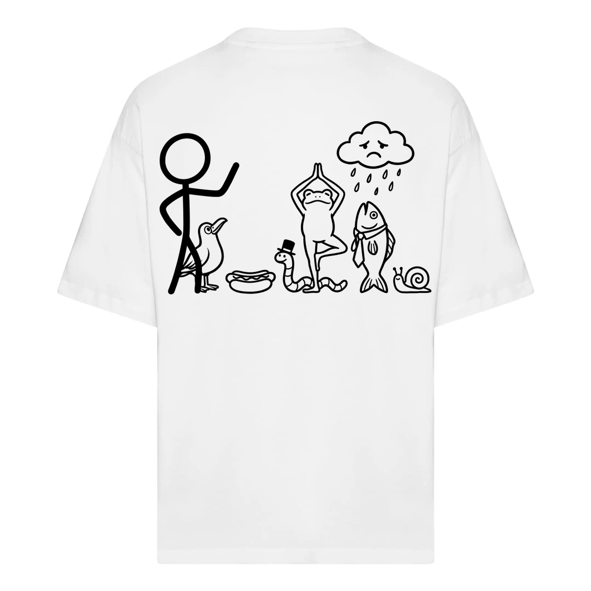 Hele Banden Rygtryk T-shirt